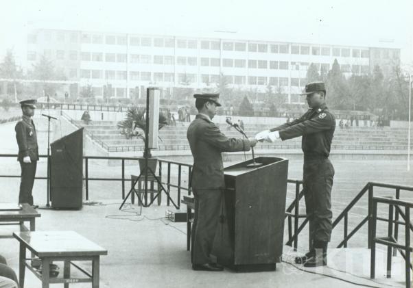 1981년도 무관후보생 입단식 의 사진
