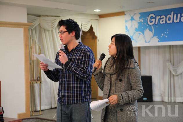 2010년 2월 졸업 외국인 유학생 환송회 의 사진