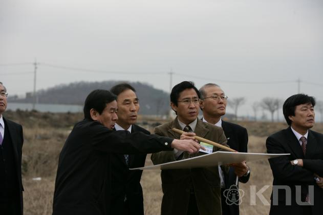 대구테크노폴리스 부지 시찰 의 사진