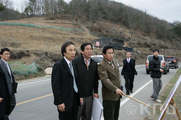 대구테크노폴리스 부지 시찰 의 사진