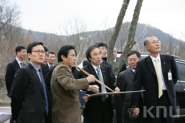 대구테크노폴리스 부지 시찰 의 사진