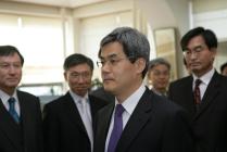 사령장 교부 의 사진