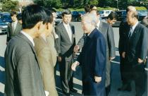 한나라당 이회창 총재 학교 방문(1999) 13 의 사진