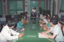 국제농업훈련원생 총장 방문(1994)