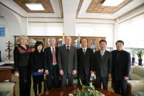Novosibirsk 국립 경제대학 총장 예방