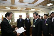 2009년 임명장 수여 의 사진